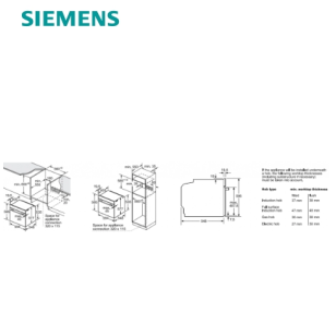 Siemens 西門子 HB734G2B1 71公升 60厘米 嵌入式電焗爐